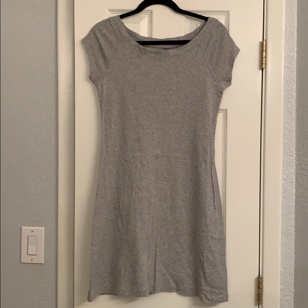 Grey t-shirt dress